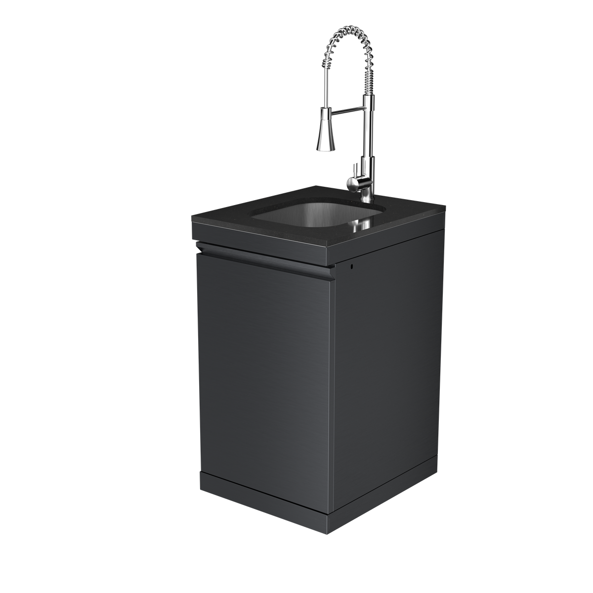 Sink Cabinet with Tap Stainless Steel Outdoor Kitchen Islands