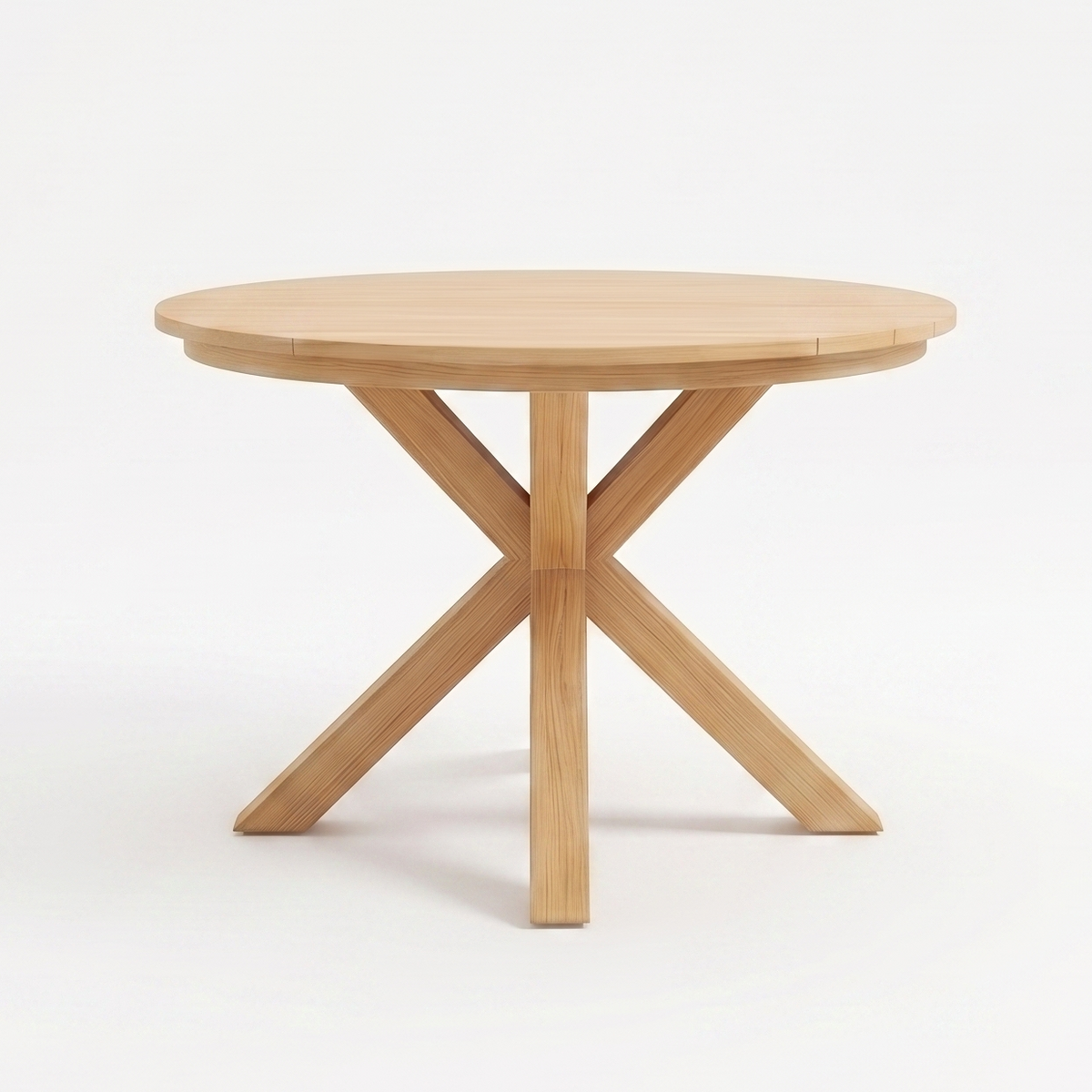 5-Piece Outdoor Acacia Wood Round Dining Set