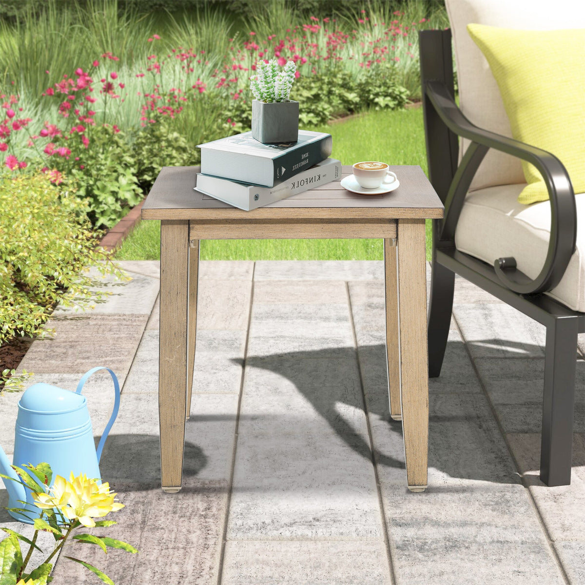 Hamarto 6 Pieces Aluminum Patio Lounge Sofa Set With Ottoman