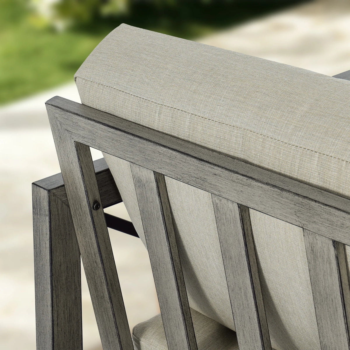 Marindo Luxury Aluminum Patio Conversation Set with Sunbrella® Fabric and Fire Pit Table