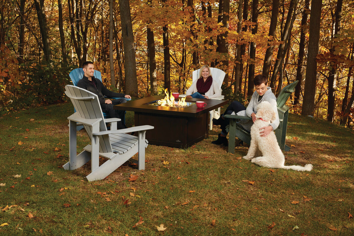 Patio Elegance St. Tropez Fire Table – Square Patioflame Table